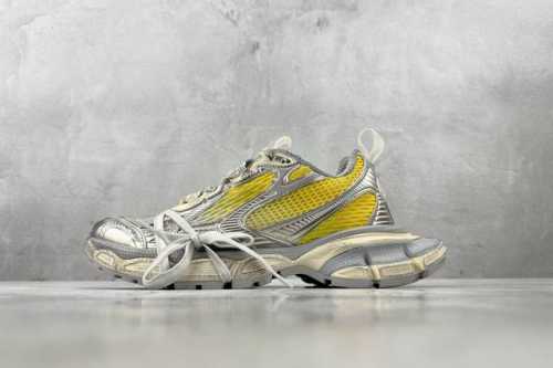 代购版 Balenciaga巴黎世家 3Xl 灰黄 货号 734734 W3Xgm 7901 尺码 35 36 37 38 39 40 41 42 43 44