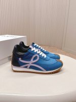 2025新色 +3D打印色款 情侣款 LOEWE 罗意威 内增高拼色德训鞋 阿甘鞋 小白鞋 超级好看 超级百搭 超级舒服 拼色拼接鞋面 非常高级隐藏式内增高5c