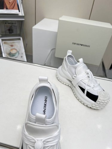 Armani 阿玛尼新款男鞋 轮胎底+抽绳设计成为今年最炫酷潮鞋，独家私模大底 1:1复刻 顶级品质 39-45
