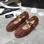 布面 皮面 顶级版本 Chanel 香奈儿 秋冬新款手工复古金币玛丽珍单鞋 材料面料：牛皮 布 内里：羊皮 大底：原版真皮大底 跟高：1.5Cm 码数：35-4