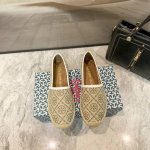 橙子出厂价p tory Burch 夏季新款 Tb草编渔夫鞋 一脚蹬乐福鞋 码数 35-41