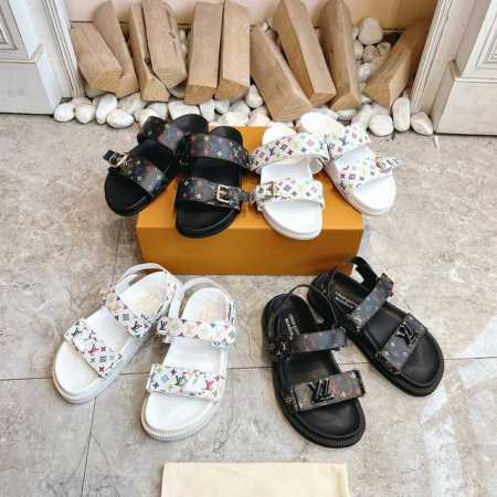 工厂价 女装女鞋 运动原单 Lv夏季船拖系列，，35-45配全套包装 - 点击图像关闭