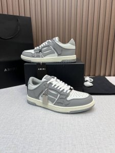 出厂价pp #情侣款 官网同步飞机盒包装 顶级版本 认准独家品质 区分市场通货 amiri埃米尔骨头鞋 官网同步更新情侣款最新配色 注意区分细节 接受一切对比