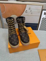 新款 代购品质LV～路易威登靴子系列！by Virgin Abloh最好看的运动鞋，力推新品，官网限定款复古篮球运动鞋！高帮低帮均花血本购入原版1:1精准复刻、