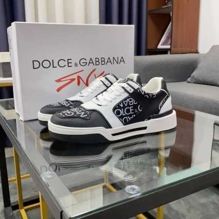 商品商标 Dolce&Gabbana 杜嘉&班纳 正码码数 38-44，45定做 商品材料 鞋面意大利牛皮拼接布料鞋面，羊皮垫网布内里，鞋底：原厂特供原版橡胶组 - 点击图像关闭