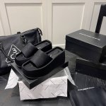 橙子出厂价p alexander Wang 亚力山大王 经典款 松糕厚底拖鞋 高跟凉拖鞋 春夏新品 海淘奢侈品最火爆的美鞋 拖鞋专柜同步 市场独家原单包装 原单