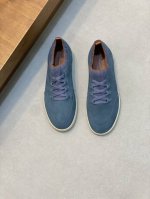 loro Piana 诺优翩雅 Lp 经典款休闲鞋，男士系带休闲鞋运动鞋，高品质轻便舒适面料，户外休闲均可，配色年轻又有活力，鞋面意大利进口鹿皮，搭配运动装或休
