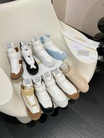Chloe 克洛伊 蔻依 25春夏新款 德训鞋 面料 进口牛皮 进口环保麂皮 原版开模纱网 大底 Tpu大底 超轻耐磨绒组合 Size #35-41 41订做不