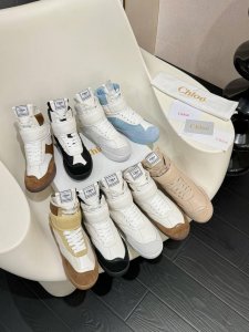Chloe 克洛伊 蔻依 25春夏新款 德训鞋 面料 进口牛皮 进口环保麂皮 原版开模纱网 大底 Tpu大底 超轻耐磨绒组合 Size #35-41 41订做不