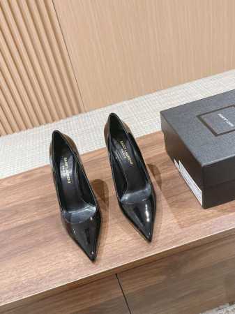 顶级 * 圣*罗*兰经典系列字母金属跟漆皮高跟鞋 . Produced By Trading Company, Pure Export Order . 贸易公司 - 点击图像关闭