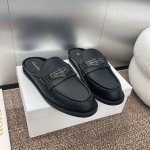 工厂p价p 迪奥 Dior 秋冬新款 D-Boy女鞋 Cd字母Logo穆勒鞋 明星同款平底圆头凉拖鞋 市场顶级版本 材质：鞋面进口开边珠小牛皮+水染牛皮内里+原
