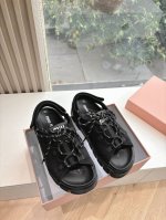 代购级别G021现货供应顶级版本Miu Miu 镂空编织芭蕾鞋猪笼鞋编织缪缪厚底猪笼鞋女士装饰缎面芭蕾舞平底鞋独家高版 Miu Mi*2025春款平底Zp开发