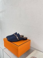 Hermes爱马仕 经典五金 小H系列 高定版 原版蓝色牛仔 话不多说 品质先来 原版1:1开模 原版五金 原版大底 清晰压印Logo垫脚 意大利进口真皮大底