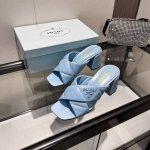 出 真皮大底 顶级包装配套最高版本 PRADA 222普拉达春夏新品， 顶级版本 实力来袭！Prada Glow限时店22版官方新升级，真皮底凉鞋，全国独家首发