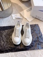 出厂价p Alexander Mcquee*经典厚底帆布鞋 情侣款顶级品质 鞋面原版定制帆布 内里垫脚顶级混种羊皮 原版开模大底 女款35-40 34 41定做