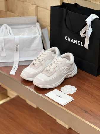 Chane 早春sneaker系列休闲鞋经典菱格运动鞋板鞋 火爆全球百搭神鞋 顶级原版复刻 老外订单精工手作高品质▲ 鞋面进口原版牛猄绒面皮泡棉内衬立体浮凸lo - 点击图像关闭