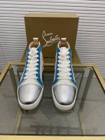 定做款 出厂价 。Christian Louboutin Cl红底鞋 专柜系列，情侣休闲板鞋 独家热款发布活动乳胶垫脚成品大底车线女35-40#男38#-46,