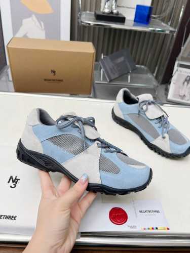 negativethree Nt3 韩国设计师品牌机能运动鞋 原版1比1复制 面料高丝光牛津 透气网里 垫脚牛皮 防滑橡胶大底 颜色：天蓝.棕色.黑色三色可选