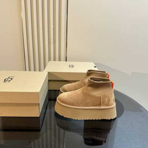 顶级品质 UGG经典系列全新升级厚底雪地靴 check 你的随性复古棕色系look，点亮街头拿捏 潮酷不费力~厚底铅笔靴 大橘底一秒蹬厚底TAZZ秋冬装备齐活，