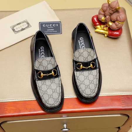 工厂价 古驰 Gucci 官网男士商务正装皮鞋更新香港专柜同步新款完全一比一复刻出货专柜品质零差距0外均采用进口牛皮配原版五金扣皮内里制作，色，配码 38-45 - 点击图像关闭