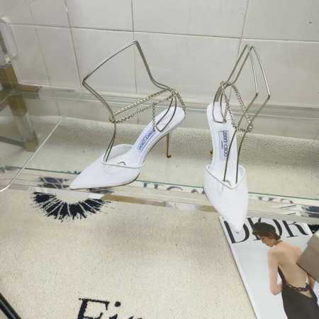 Jimmy Choo 吉米周 Y链钻网纱女鞋新款修饰 大方高贵澳大利亚尖头水钻系列，简直是美上天了，爱上优雅、爱上俏皮的未来感，光看一眼便想马上拥有，但一双精致 - 点击图像关闭