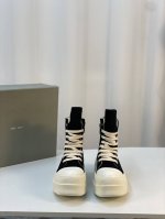 厚底 超酷潮鞋 机车靴 Rick Owens-24FW 厚底 RO 系列 帆布系列 高品质 男款10 黑色帆布 Rick Owens 到2024至今的大热款 懂