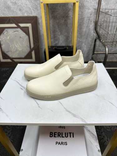 Berluti布鲁提 高端精品男士运动鞋，意大利进口擦色手绘皮胚，古法手工染色工艺，内里顶级牛皮，进口私模大底，线条简约，经典百搭！ Size：38-44 45