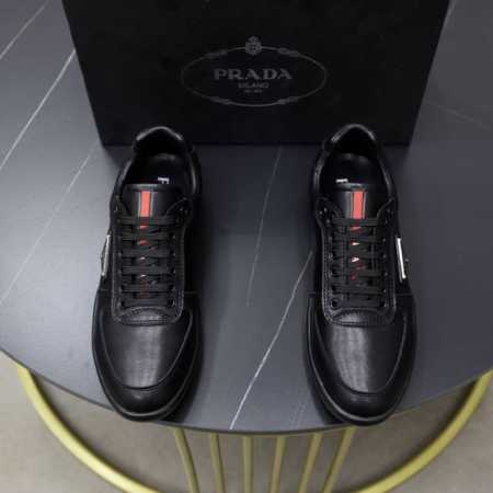 出厂价： 品牌：普拉达prada 标准码：男码38 44 45可以定做 等级：官网同款 高品质男鞋 材料：原版皮料 搭配柔软羊皮内里 原版防滑耐磨橡胶轻便大底 - 点击图像关闭