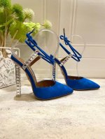 Aquazzura 新款 原版1比1开模五金吊坠，鞋跟！施华洛世奇水钻方跟，闪耀光芒，露脚趾性感方头，施华洛奇水钻法式女镶钻吃，饰有闪闪发光，配有水晶镶嵌的鞋跟