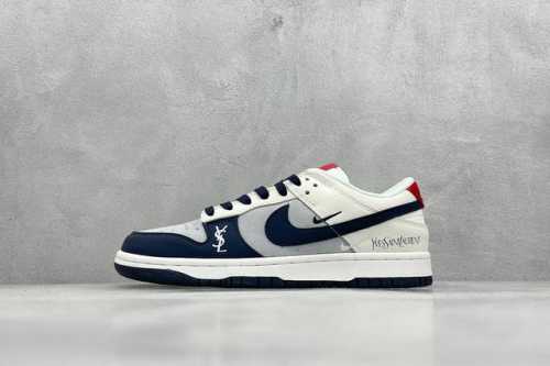 400 現貨 放店私 Nike Sb Dunk Low 圣罗兰联名深蓝三钩 性价比天花板 尝鲜先行版 原装头层材料 独家版型蒸餾加工帶來的是更好的视觉和脚感体验