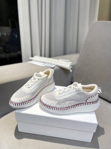 2054春夏chloe 克洛伊Nama sneaker彩虹系列运动鞋、容祖儿和孙怡宋茜明星同款、原材料是可再生物料制作、全手工缝马克线、肉眼可见皆是手工制造、环