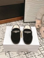 顶级品质 dior fw24 new arrival～ CD家2024秋冬新款穆勒鞋毛毛拖 原版黑色36 1，拆卸拷贝对版版本 简约随性时髦～舒适保暖，绝绝子单