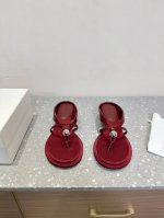 380Odtd 小众潮牌 25Ss春夏新款 小金球 系列 猫跟 夹趾 拖鞋 超级美鞋极简线条感拖鞋 无法用言语形容的美鞋，只恨自己读书少！ 金属和皮革的完美碰撞