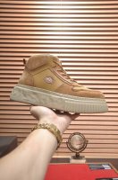 UGG 全羊毛内里 顶级高端品质皮毛一体保暖雪地靴来自澳洲温暖奢侈品牌男鞋，UGG-5877官网同步、采用进口牛皮制作，精心缝制而成..进口橡胶发泡大底 舒适、