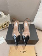 高版本出厂 独家新品 Alaia 阿莱亚24Ss 走秀款爱心高跟鞋 最近超火的一款高跟鞋 章小蕙同款 人气超高的一款高跟鞋 浪漫又迷人 舒适百搭配上不同款式，不
