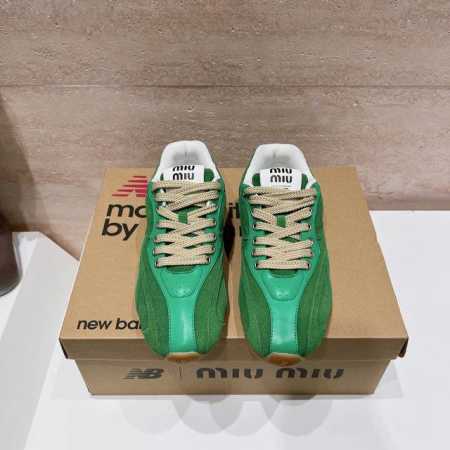 出厂 顶级版本 情侣款miumiu缪缪 X New Balance Nb530 休闲 运动鞋 阿甘鞋 德训鞋 原版购入开发做货 Miu Miu X New Ba - 点击图像关闭