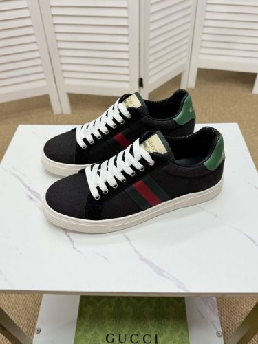 gucci-古奇 奢牌运动休闲鞋，进口原版材质，羊皮内里 高档舒适，原版大底轻盈耐磨！纯手工制作，细节决定品质！38-44 45定做不退换 Hh