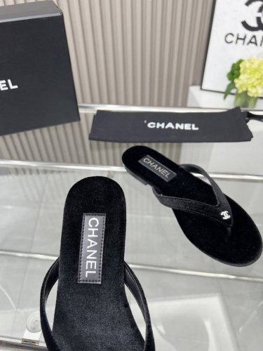 工厂p价 女装女鞋 运动原单 Chanel 香奈儿 25S 平底夹脚人字拖鞋升级版 码数36-44 41-44定做不退换