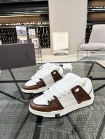 Valntin* 小牛皮和织物运动鞋.加衬织物鞋舌，Vlogo Signature橡胶细节.撞色鞋面.鞋底侧面超大铆钉.橡胶鞋底Vlogo Signature图