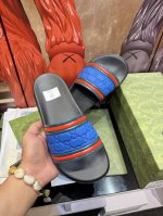 工厂p价p 高版本Gucci高端情侣拖鞋 鞋面材质Eva技术 压印品牌Logo Eva发泡私模大底 细节完美 尽显大牌风范 休闲宽松舒适型 高品质精品 必入收藏