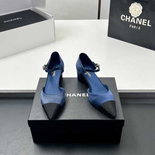 工厂p价 顶级品质 Chanel 小香25C早春新品 粗跟尖头凉鞋 后系带单鞋 玛丽珍鞋 香奶奶家一贯的优雅名媛气质 高级感十足 上脚非常Nice 法式风情 真
