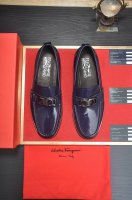 Ferragamo 菲拉格幕 高端牛里 新款 Ferragamo* 顶级版本 菲拉格幕经典正装皮鞋！选用进口原版牛皮，内里头层舒适牛皮内里！原版耐磨橡胶大底！高