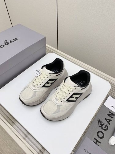 出厂女 男 高版本 Hogan H669 复古运动系列；情侣款老爹鞋，跑鞋，网球鞋，运动鞋 运动，时尚，轻便，透气，当季官宣推荐款，网红播主也在穿它，小红书种草