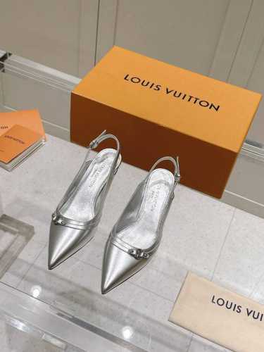 460 L V 村上隆联名 系列 顶级品质 Louis Vuitton Ss25 New Arrival～ Lv.2025春夏系列｜尖头高跟鞋新品 鹰嘴小尖头搭
