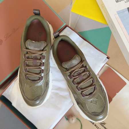 顶级版本：女款 男款+10 Loro Piana 诺悠翩雅 Cairn Walk系列 情侣款 厚底 休闲 运动鞋 老爹鞋 原版购入开发 做货 这款灵感源自都市风 - 点击图像关闭