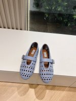 G002原版购入法国一线奢侈品牌Alaia 阿莱亚24Ss法式仙女芭蕾舞平底跳舞鞋，Alaia品牌源自其创始人，Azzedine Alaia是上世纪80 年代“