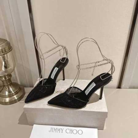 jimmy Choo 吉米周 网纱配水钻 新款修饰 大方高贵 是一个非常全面之尊贵时尚生活品牌， 香港,美国等大时尚博主及明星的同款表带女士高跟凉鞋系列。 澳大 - 点击图像关闭