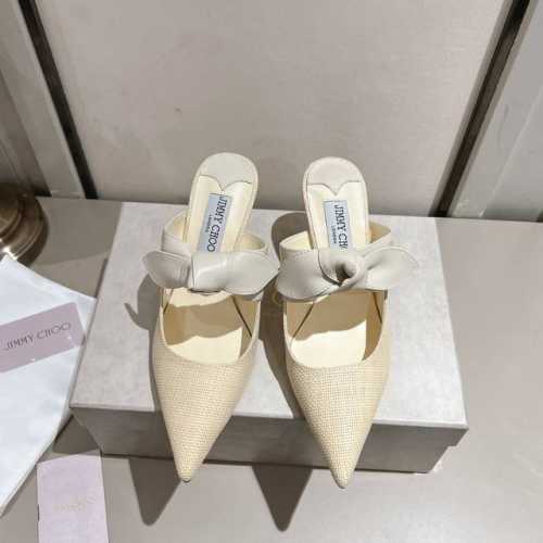 Jimmychoo2024ssRali拉菲草编织尖头单鞋，足弓小羊皮交结绑带蝴蝶结，优雅大方时尚，俏皮蝴蝶结搭配搭纤细鞋跟，小巧玲珑尽显迷人纯净简洁大方！鞋身蝴
