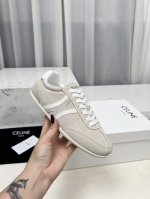 赛琳情侣款35-45Jogger Triomphe标志牛皮革 牛皮绒面革低帮系带运动鞋！Jogger以极简鞋型点晴日常穿搭兼具柔美与率性 简约百搭轻便舒适 面料
