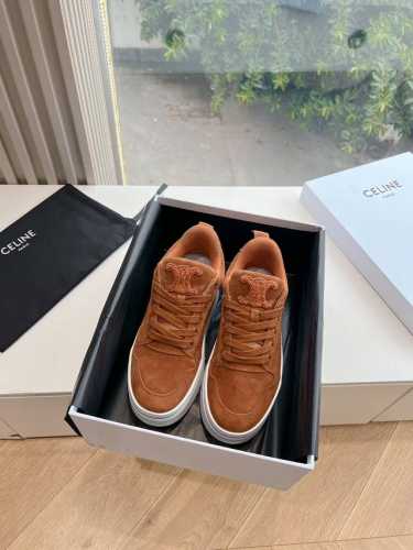 G039现货供应CELINE思琳赛琳厚底面包鞋2024女凯旋门徽标系带356853简单舒服，干净利落，增高显腿细，无论是单穿还是搭配阔腿裤，高街又复古一起来做C